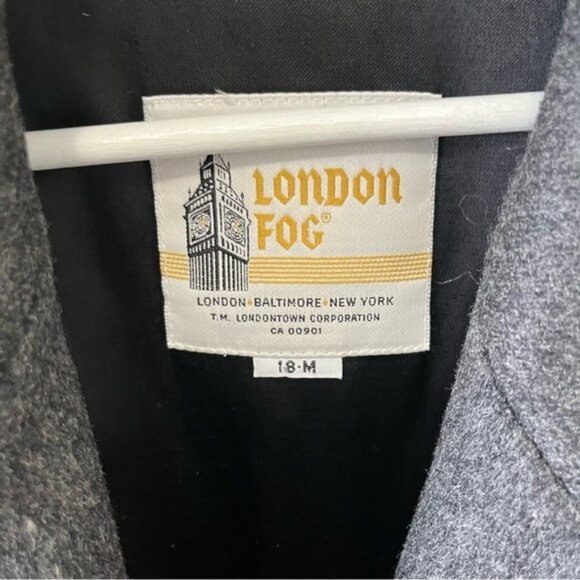 VINTAGE LONDON FOG 100% WOOL SHORT COAT - Picture 3 of 8